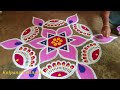 மார்கழி திங்கள் கோலங்கள் easy rangoli kalpana s rangoli design beautiful rangoli pandaga muggulu