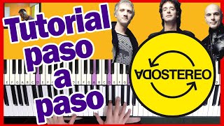 PIANO Tutorial FÁCIL🔊Soda STEREO👉Ella usó mi cabeza como un revolver