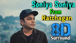 soniya soniya 8D | Naagarjuna | Sushmitha Sen | A R Rahman | Ratchagan | 8D Studio |