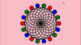 Python Turtle Code: Filled Circles