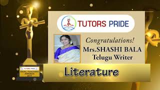 TUTORS PRIDE ITAP-2019 LLA-Mrs.SHASHI BALA