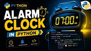 ⏰ How to Make an Alarm Clock in Python | Beginner Python Project
