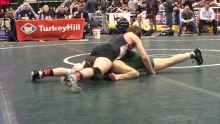 Waynesburg's A.C. Headlee scores impressive fall at the PIAA wrestling championships