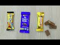 dairymilk chocolate vs 5star chocolate vs kitkat chocolate vs bar one chocolate satisfying asmr