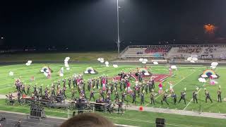 Bellevue West Marching Band at 2023 NSBA State Championships