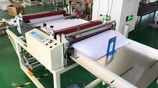 High-Speed & High-Precision Non-Woven Fabric Sheeting Cutter | Efficient Roll-to-Sheet Solution