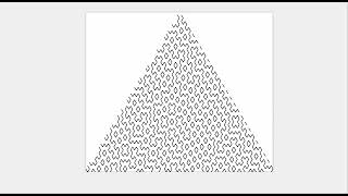 Hitomezashi Stitch Pattern, Varying Angle, #geometricpatterns