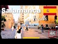 Salamanca Spain 4K Street Walk City Center - Spain Walking Tour Summer