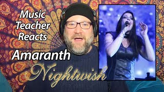 Music Teacher Reacts to Nightwish Amaranth Live Wacken 2013 WOA Reaction & Review