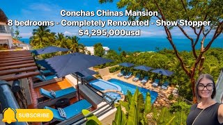 Mansion for sale in Conchas Chinas, Puerto Vallarta | Villa Home Tour | 8 bedrooms- $4,295,000usd