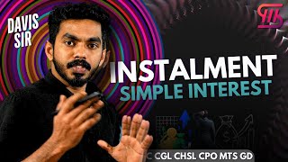 INSTALLMENT || SIMPLE INTEREST || #ssccgl #sscmalayali