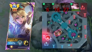 Impossible comeback Layla😱 Savage Layla😍always never give up🔥 one hit damage.