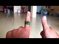 បត់ស្លឹកដូង ធ្វើចិញ្ចៀន use coconut leaf to make ring