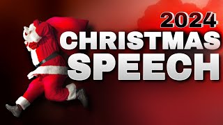 Speech on christmas 2024 | Christmas speech with subtitles and voice