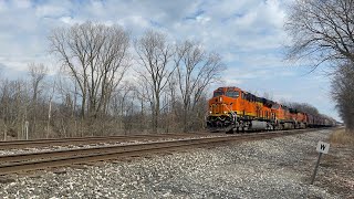 3 trains on the CSX Garrett subdivision 3/26/23