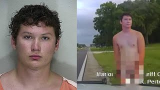 Video: Naked man arrested in Marion County