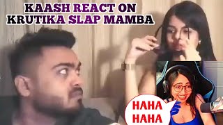 Kaash react on Mamba and Krutika funny moments | Kaash funny reaction #kaashplays #mamba #krutika