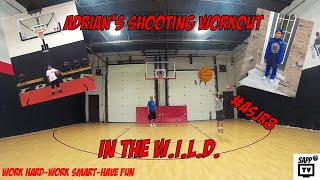 Adrian Sapp Basketball Shooting Workout! NBA DREAMS!