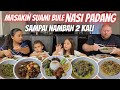 MASAKIN SUAMI BULE NASI PADANG PERTAMA KALINYA SAMPAI NAMBAH DUA KALI