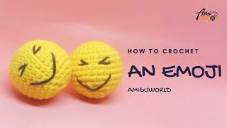 #001 | Crochet Amigurumi Emoji icon keychain | Amigurumi Pattern for Beginners | @Ami Saigon