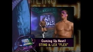 Sting \u0026 Lex Luger vs Public Enemy   Pro March 2nd, 1996