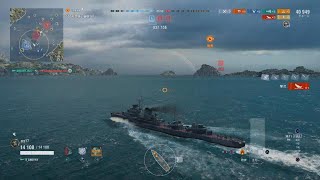 【PS4 WoWsL】Tier5 ソ連駆逐艦 Gnevny(ｸﾞﾈｳﾞﾇｲ) ノーダメージでクラーケン獲得！  World of Warships: Legends