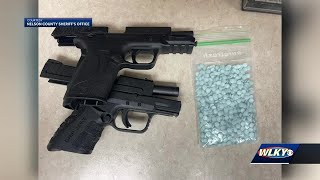 Pills and Guns seized in Nelson County traffic stop