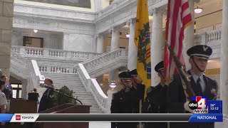 Wreath ceremony held at Utah Capitol to remember fallen veterans