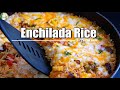 ENCHILADA RICE One-pan Casserole EASY! No Onion No Garlic Tex-Mex recipe - Sattvik Kitchen