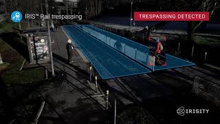 Irisity IRIS™ – Rail trespassing