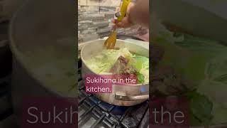 Sukihana shows off her cooking skills