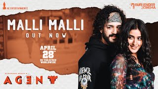 Malli Malli Lyrical Song | Agent | Akhil Akkineni, Mammootty | Surender Reddy | Anil Sunkara