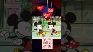 ❤Mickey & Minny⚘️❤#Shorts Valentines