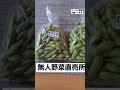 無人野菜直売所 バターナッツ 黒枝豆 実がぎっしり 甘い枝豆