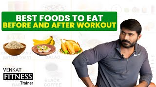 Best Foods to Eat Before and After workout || Pre Workout & Post Workout Meals