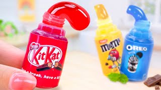 Sweet Miniature Frozen Honey Jelly KITKAT and M&M, OREO Decorating | Mini Yummy Tiny  Dessert Recipe