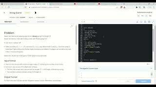 String Game || SOLUTION IN C++ ||COdechef Solution Today|| Comments