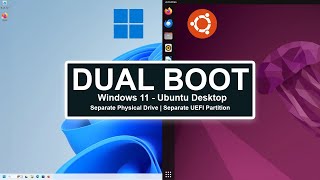 Dual Boot - Windows 11 and Ubuntu LTS | Separate Drive | Separate EFI Partition | Avoid Boot Issues