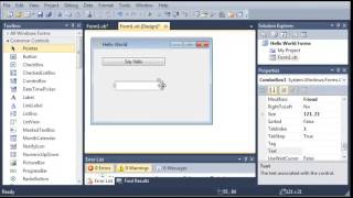 Visual Basic Tutorial 38 ToolBox