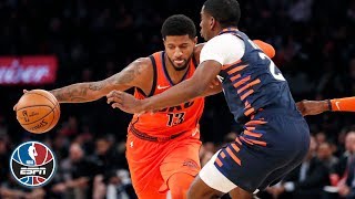Paul George drops 31 in Thunder's win over Knicks | NBA Highlights