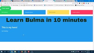 Learn Bulma in 10 minutes