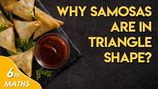 why samosas are in triangle shape? | Chitti