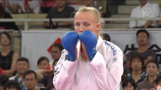 Maya Wasowicz (USA) vs Titta Keinanen (FIN) +68kg.Tokyo Karate 1 Premier League 2019 Bronze Medals