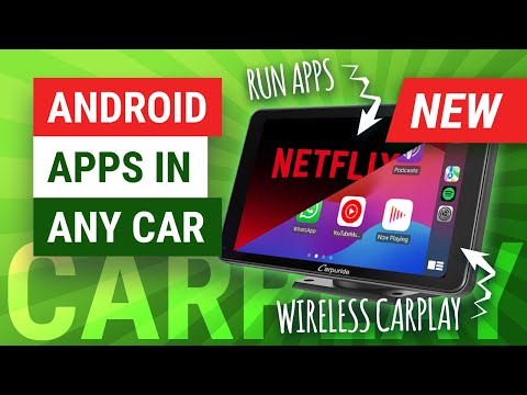 Android Apps CarPlay Android Auto IN ANY CAR! Carpuride W701 Plus Portable Display Review