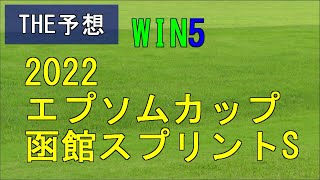 競馬　THE予想　WIN5　2022エプソムカップ　函館スプリントステークス