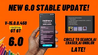 REALME GT 6T NEW 6.0 STABLE UPDATE LATE - NEW FEATURES INCOMING 👀