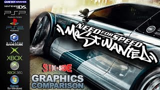 Need for Speed Most Wanted | Graphics Comparison | ( PS2, Gamecube, Xbox, 360, P