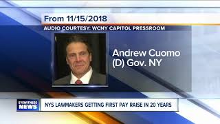NY lawmakers to get first pay raise in 20 years