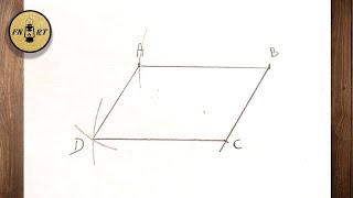 How to draw a parallelogram with a compass