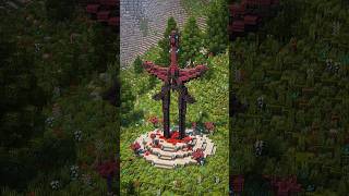 Crimson Sword Nether Portal! 🗡️ Minecraft Build Idea